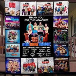The Big Bang Theory Quilt Blanket Hvt310540  Quilt